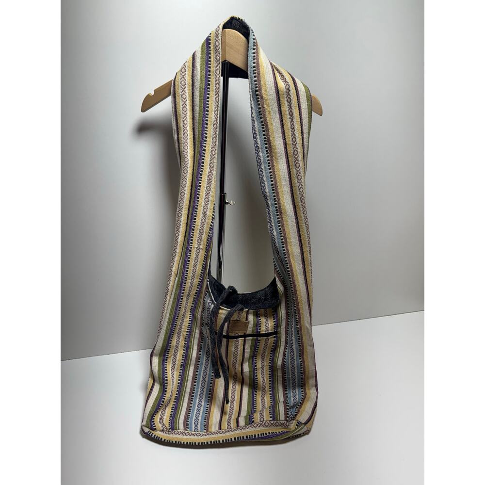 Kyber Outerwear Boho Hobo Bag Reversible Tote Shoulder Crossbody Hippie Cloth